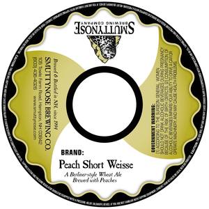 Smuttynose Brewing Co. Peach Short Weisse April 2016