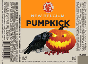 New Belgium Brewing Pumpkick April 2016