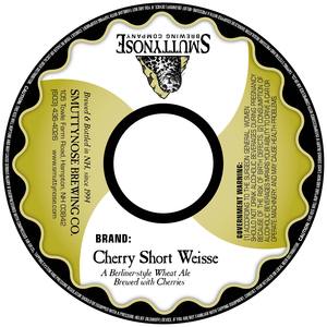 Smuttynose Brewing Co. Cherry Short Weisse April 2016