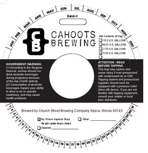 Cahoots Brewing No S'more April 2016