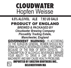 Cloudwater Hopfen Weisse