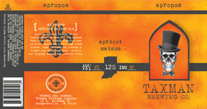 Apropos Apricot Saison Ale April 2016