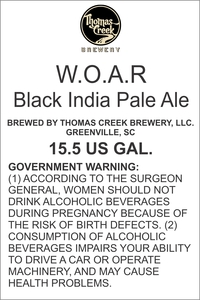 Thomas Creek Brewery W.o.a.r. April 2016