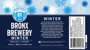 The Bronx Brewery Winter Pale Ale April 2016