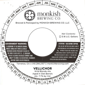 Monkish Brewing Co. Vellichor