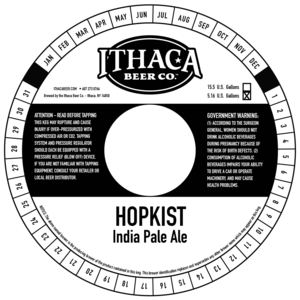 Ithaca Beer Company Hopkist April 2016