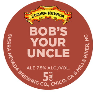 Sierra Nevada Bob's Your Uncle April 2016