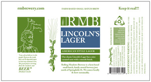 Rolling Meadows Brewery Lincolns Lager