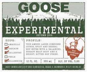 Goose Island Beer Co. Experimental Autumn