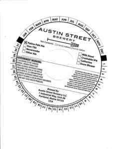 Austin Street Brewery Patina Pale Ale April 2016