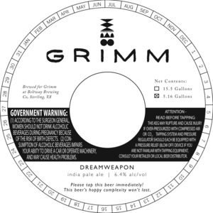 Grimm Dreamweapon April 2016