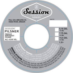 Session Premium Northwest Pilsner April 2016