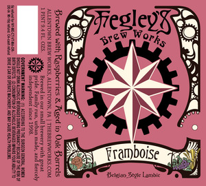 Fegley's Brew Works Framboise April 2016