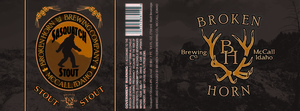 Broken Horn Brewing Company Sasquatch Stout