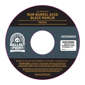 Ballast Point Rum Barrel Aged Black Marlin