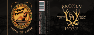 Broken Horn Brewing Company Pin-up Porter