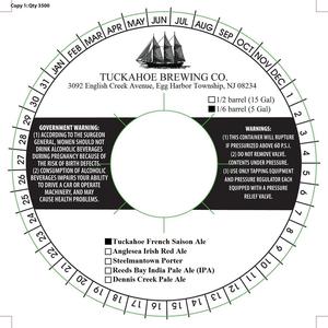 Tuckahoe Brewing Company Tuckahoe French Saison Ale