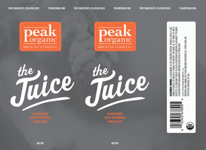 Peak Organic The Juice April 2016