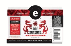Empire Brewing Company Two Dragons April 2016