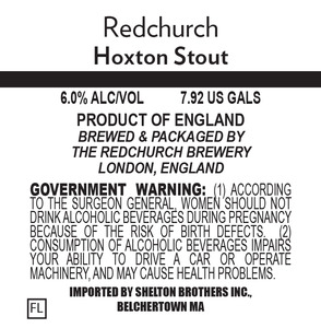 Redchurch Hoxton Stout