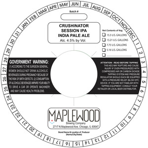 Maplewood Crushinator April 2016