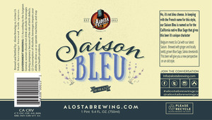 Alosta Brewing Co. Saison Bleu