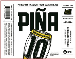 10 Barrel Brewing Co. Pina