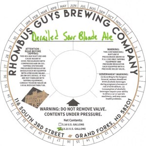 Derailed Sour Blonde Ale