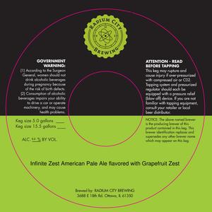 Radium City Brewing Infinite Zest