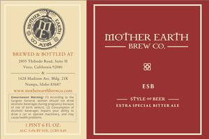 Mother Earth Brew Co Esb May 2016
