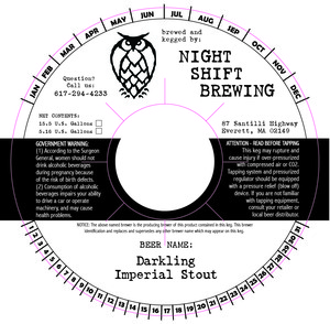 Darkling Imperial Stout April 2016