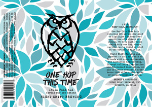 One Hop This Time India Pale Ale May 2016