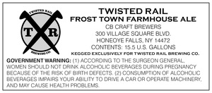 Twisted Rail Brewing Frost Town