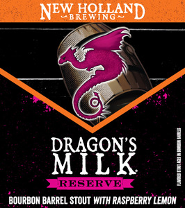 New Holland Brewing Company Dragon's Milk Reserve Raspberry Lemon April 2016