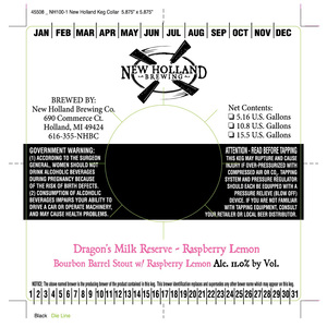 New Holland Brewing Company Dragon's Milk Reserve Raspberry Lemon