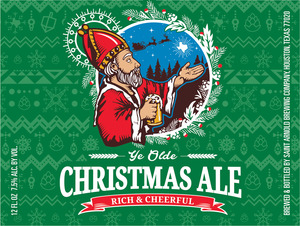 Saint Arnold Brewing Company Christmas Ale April 2016