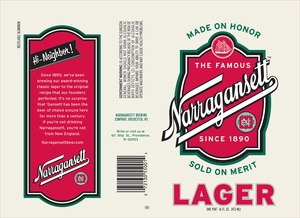 Narragansett Brewing Company April 2016
