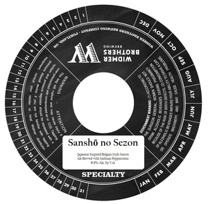 Widmer Brothers Brewing Company Sansho No Sezon