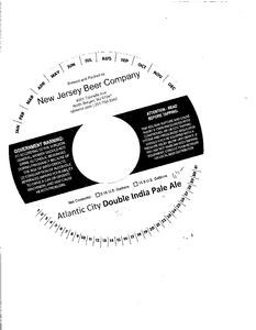 New Jersey Beer Company Atlantic City Double IPA May 2016