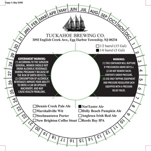 Tuckahoe Brewing Company Nor'easter April 2016