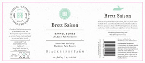 Blackberry Farm Brett Saison