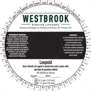 Westbrook Brewing Company Leopold April 2016