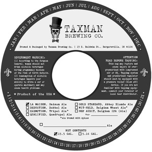 La Maison Saison Ale April 2016