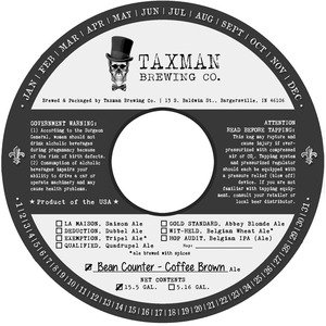 Bean Counter Coffee Brown Ale April 2016
