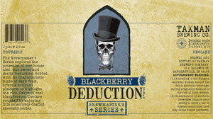 Blackberry Deduction Belgian-style Blackberry Dubbel Ale April 2016