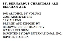 St. Bernardus Christmas Ale