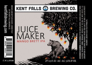 Kent Falls Brewing Co. Juicemaker Mango Brett IPA
