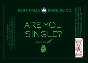 Kent Falls Brewing Co. Are You Single? IPA