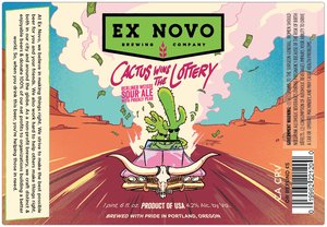 Ex Novo Brewing Company Cactus Wins The Lottery