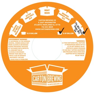 Carton Brewing Co. The Wit Whale